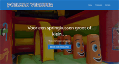 Desktop Screenshot of poelmanverhuur.com